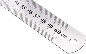 Tia Crafts 24 Inch, 60CM Stainless Steel Ruler Scale Long